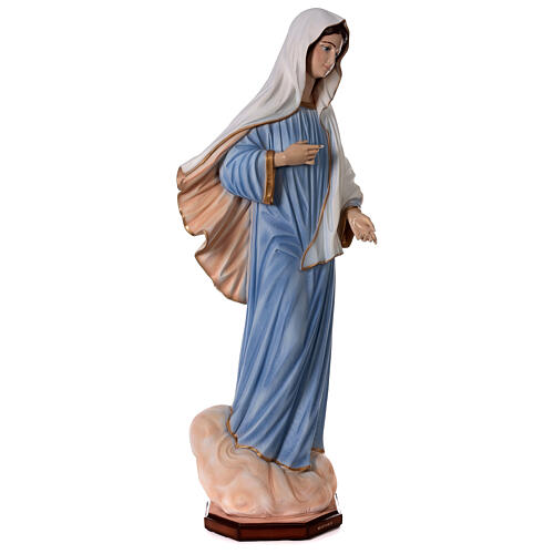 Estatua exterior Virgen Medjugorje 160 cm polvo mármol 7