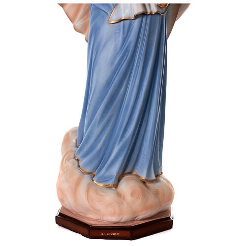 Estatua exterior Virgen Medjugorje 160 cm polvo mármol 9