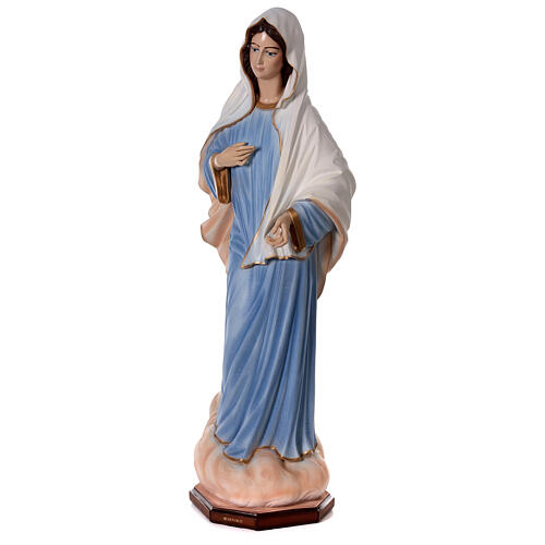 Statua esterno Madonna Medjugorje 160 cm polvere marmo 5