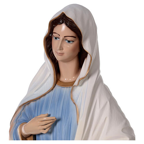 Our Lady of Medjugorje outdoor statue 160 cm marble dust 2
