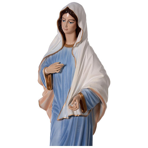 Our Lady of Medjugorje outdoor statue 160 cm marble dust 4