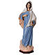 Our Lady of Medjugorje outdoor statue 160 cm marble dust s1