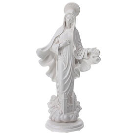 Our Lady of Medjugorje with Saint James church, 60 cm, OUTDOOR