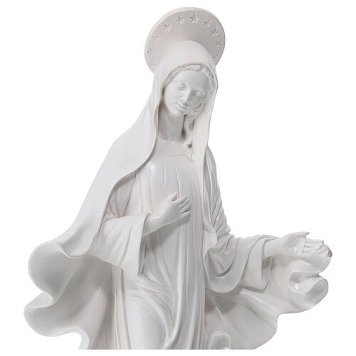 Our Lady of Medjugorje with Saint James church, 60 cm, OUTDOOR 2