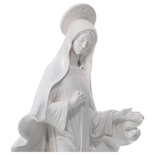 Our Lady of Medjugorje with Saint James church, 60 cm, OUTDOOR 4