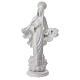 Our Lady of Medjugorje with Saint James church, 60 cm, OUTDOOR s1