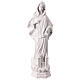 Estatua Virgen Medjugorje polvo mármol 60 cm s1