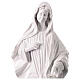 Estatua Virgen Medjugorje polvo mármol 60 cm s2