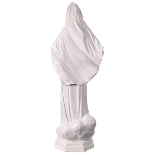 Imagem Nossa Senhora de Medjugorje em pó de mármore 60 cm 7