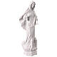 Imagem Nossa Senhora de Medjugorje em pó de mármore 60 cm s4