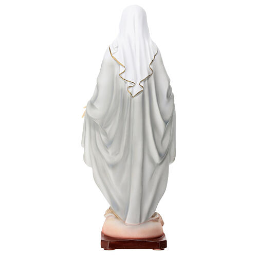 Statue Vierge Miraculeuse 40 cm poudre marbre 5