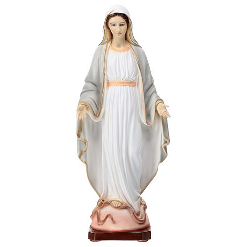Statua Madonna miracolosa 40 cm polvere marmo 1