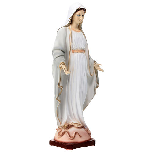 Statua Madonna miracolosa 40 cm polvere marmo 4