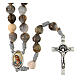 Medjugorje rosary, grey rope and Job's tears s1