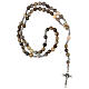 Medjugorje rosary, grey rope and Job's tears s4