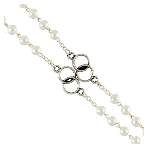Medjugorje wedding rosary metal beads 5 mm 3