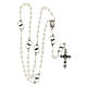 Medjugorje wedding rosary metal beads 5 mm s4
