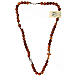 Olivewood chocker with tau cross and 7 mm beads s2