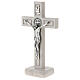 Crucifix marbre blanc Medjugorje 20 cm s2