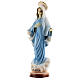 Virgen de Medjugorje polvo de mármol túnica azul 15 cm s3
