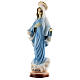 Madonna di Medjugorje polvere di marmo tunica azzurra 15 cm s3