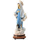 Our Lady of Medjugorje with St James' church, marble dust, 20 cm s3