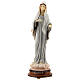 Statue of Our Lady of Medjugorje 20 cm painted reconstituted marble s1