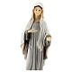 Statue of Our Lady of Medjugorje 20 cm painted reconstituted marble s2