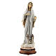 Our Lady of Medjugorje, marble dust, St James' church, painted, 20 cm s1