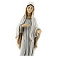 Lady of Medjugorje statue reconstituted marble St James church painted 20 cm s2