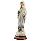 Lady of Medjugorje statue reconstituted marble St James church painted 20 cm s3
