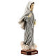 Imagem Nossa Senhora de Medjugorje Rainha da Paz pó de mármore túnica cinzenta 21 cm s4