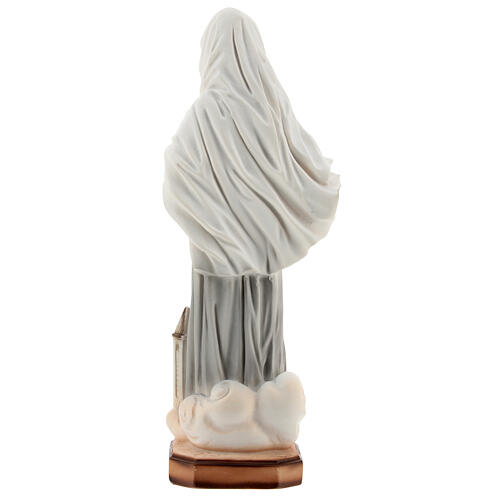 Our Lady of Medjugorje statue painted 20 cm Saint James church reconstituted marble 6