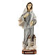 Our Lady of Medjugorje statue painted 20 cm Saint James church reconstituted marble s1