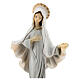 Our Lady of Medjugorje, painted marble dust, 30 cm, OUTDOOR s2