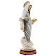 Lady of Medjugorje statue painted reconstituted marble 30 cm OUTDOORS s4