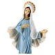 Lady of Medjugorje statue painted church reconstituted marble 30 cm OUTDOORS s2