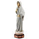 Madonna di Medjugorje veste grigia polvere di marmo 30 cm ESTERNO s3