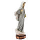 Madonna di Medjugorje veste grigia polvere di marmo 30 cm ESTERNO s4