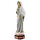 Imagem Nossa Senhora de Medjugorje túnica cinzenta pó de mármore pintado 31,5x10 cm PARA EXTERIOR s3