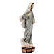 Imagem Nossa Senhora de Medjugorje túnica cinzenta pó de mármore pintado 31,5x10 cm PARA EXTERIOR s4