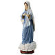 Our Lady of Medjugorje Regina Pacis, painted marble dust, 40 cm, OUTDOOR s3