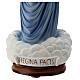 Virgen Medjugorje polvo mármol Reina Pacis 40 cm pintada EXTERIOR s5