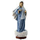 Lady of Medjugorje statue reconstituted marble Regina Pacis 40 cm painted OUTDOORS s1