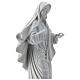 Our Lady of Medjugorje Regina Pacis, white marble dust, 40 cm, OUTDOOR s2