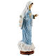 Virgen Medjugorje polvo de mármol 30 cm pintada EXTERIOR s4