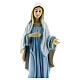 Our Lady of Medjugorje, blue dress, marble dust statue, 18 cm s2