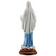 Imagem Nossa Senhora de Medjugorje com túnica azul clara, pó de mármore pintado à mão, 17,5x6 cm s5