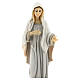 Our Lady of Medjugorje 18 cm gold detail reconstituted marble s2