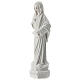 Our Lady of Medjugorje, white marble dust statue, 30 cm, OUTDOOR s3
